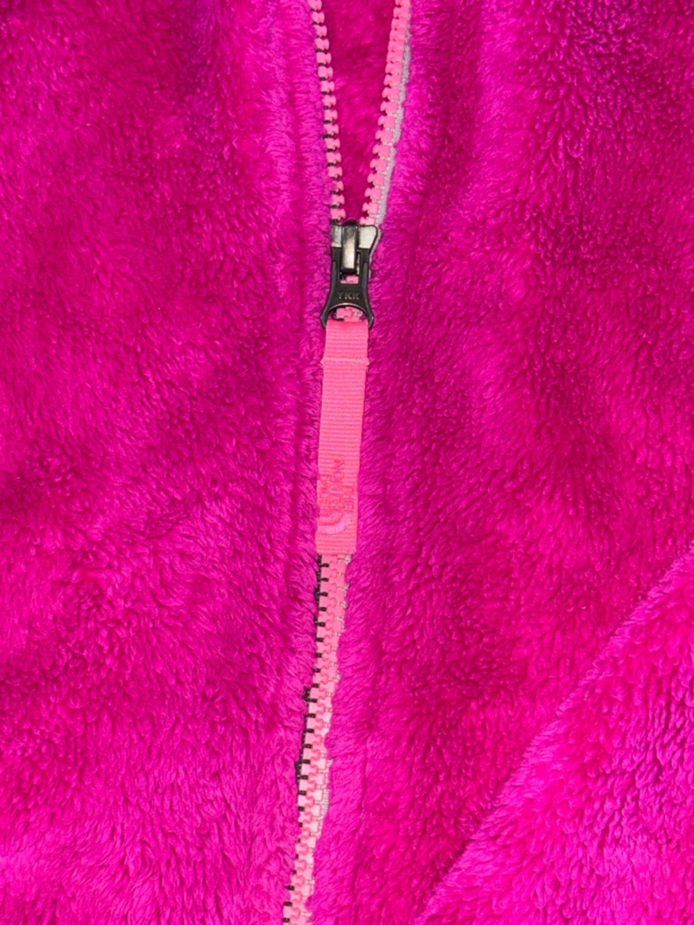 The North Face Kids'  Osito Fuzzy Full‑Zip Jacket - Magenta Pink Barbie - Picture 4 of 11